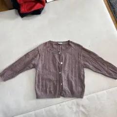 テータテート　茶色　ニットセーター　カーディガン　80 女の子
