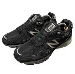 NEW BALANCE 廃盤 USA製 990V4スニーカー ブラック 26cm