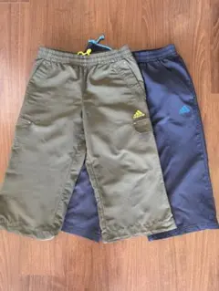 アディダス　7部丈　ハーフパンツ　キッズ140・150