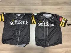 ソフトバンク 20周年記念ユニフォーム ブラックL