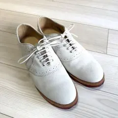 WALK OVER ホワイトバックス ダービーシューズ ウォークオーバー　サドル