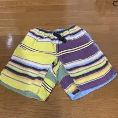 デニムダンガリー　ハーフパンツ