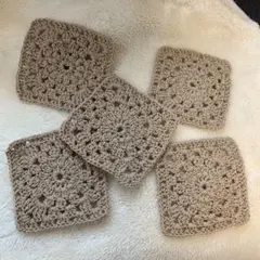 ハンドメイド.コースター 5枚セット