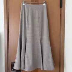 チェック柄マーメイドスカートのサムネイル