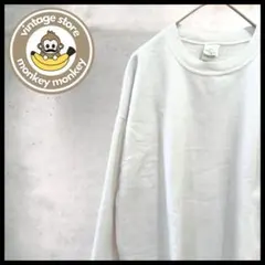 mz22225 US古着　ヘインズ　オーバーサイズスウェット　トレーナー　無地