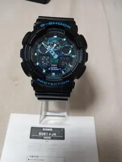 激レア国内正規品】G-SHOCK GA-100CB ブルー迷彩 極美品 箱説付 - メルカリ