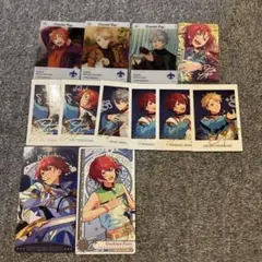 あんスタ Knights月永レオ 瀬名泉 鳴上嵐 朱桜司紙類 12点まとめ売り