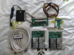 アースソフトPT2×2，SD-PECPCiRi2拡張ボード×1、その他