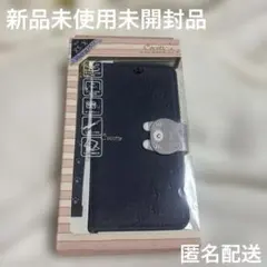 iPhone XS スマホケース　手帳型　猫　ネイビーのサムネイル
