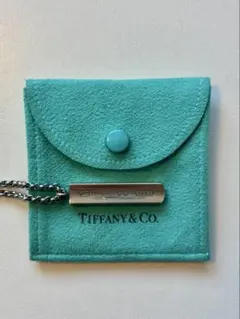 【美品】TIFFANY&Co. 1837 ナローバー ネックレス シルバー925