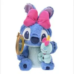 スティッチ&スクランプ ぬいぐるみ ディズニーストア Ribbon Stitch