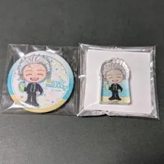 ⑩ ウィンブレ 梅宮 缶バッジ アクリルブロック