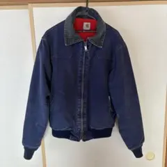 初期　 Carhartt サンタフェジャケット JQ162 ネイビー L相当