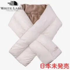 【韓国限定】ノースフェイス ティーボール マフラー クリーム