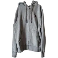 Tommy Hilfiger フルジップパーカー 刺繍ロゴ スウェット裏起毛