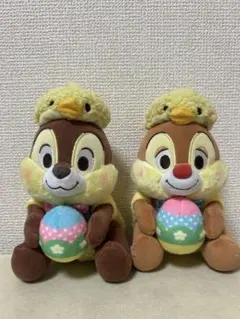 ディズニーストア限定　チップ＆デール　イースター　ぬいぐるみ　セット imgrc0079827077.jpg