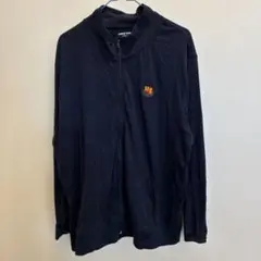 LANDS'END ジップアップパーカー　長袖　ネイビー　XXL ◇27