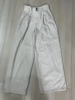 ワイドパンツ ホワイト