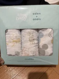 Disney baby aden + anais スワドル3枚セット おくるみ
