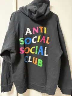 【美品】ANTI SOCIAL SOCIAL CLUB パーカー ブラック