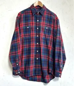 90s OLDGAP ネルシャツ　チェックシャツ　紺タグ