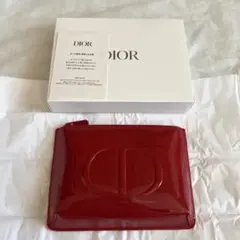 ☆新品☆DIOR☆ディオール ポーチ レッド エナメルのサムネイル