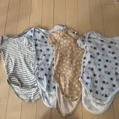 ユニクロ ボディスーツ 半袖 4枚