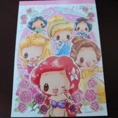ディズニー プリンセス メモ帳 平成レトロ 4柄×30枚