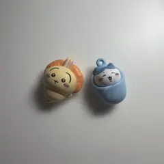 ちいかわのハチワレ・うさぎ キーホルダー 2個セット