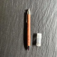 工房楔花梨瘤シャーペン　固定式口金付き