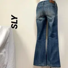 SLY ローライズフレアデニム Y2K 平成ギャル ブーツカット 25