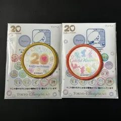 ダッフィー & フレンズ　カラフルハピネス　ワッペン　ロゴ・集合