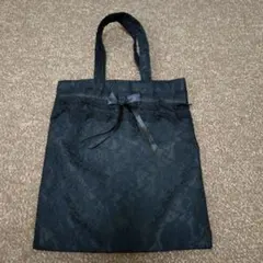 レース素材 ブラックフォーマルバッグ