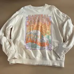 BILLABONG サンと波グラフィック スウェット M