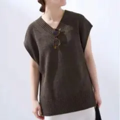 IENA Vネック ベスト