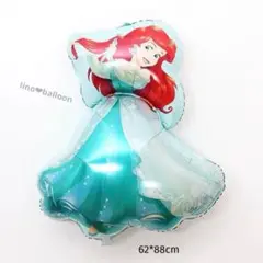 プリンセスバルーン　単品　オーロラ姫　シンデレラ ベル　アリエル　白雪姫　人魚姫