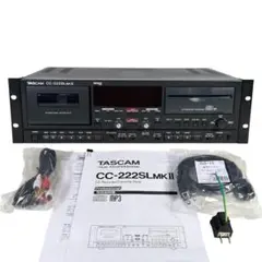 優良美品 純正リモコン付属 TASCAM 202MKVII ダブルカセットデッキ