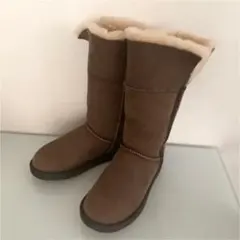★未使用★ KIRKLAND ムートンブーツ　2way  ブラウン・23㎝