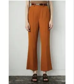[ほぼ新品]moussy オレンジフレアパンツ