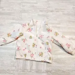花柄ジップアップアウター 90cm