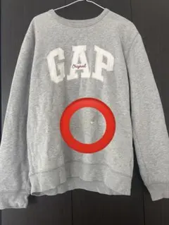 【匿名配送】GAPグレーパーカー(1枚目の通り汚れあり)