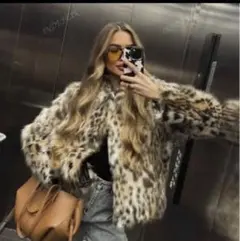 レオパード ファーコート