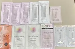 試供品まとめ売り　ラサーナ　トリートメント　シャンプー　ラメランス　ミノン　など