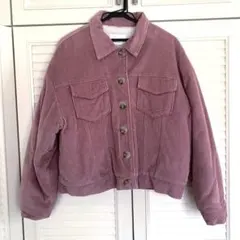 ピンク　ボア　ジャケット　裏起毛　amood ソニョナラ DHOLIC