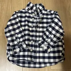 無印良品　チェック柄シャツ サイズ90