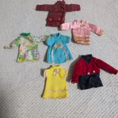 昭和レトロ 1968年～初代リカちゃん 着せ替え服セット 6点