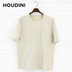 【美品】HOUDINI ポケットTシャツ S ベージュ R911のサムネイル