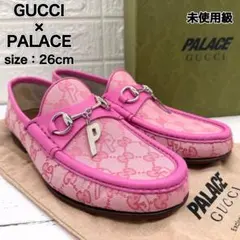 未使用級　グッチ×パレス　ビット　ローファー　GG　26cm 2026年最新】palace gucciの人気アイテム - メルカリ