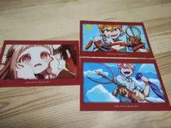 3枚セット　地縛少年花子くん　イラストカード　特典　八尋寧々　光