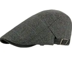 ハンチング 帽子 キャスケット キャップ クラシック英国風ヘリンボーンチェック
